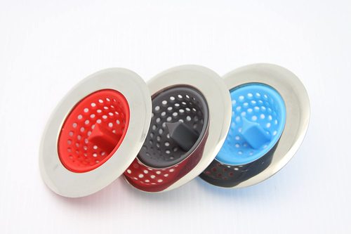 מסננת לכיור סיליקון ונירוסטה Cucina