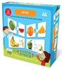משחק שילובים מגנטיים לילדים- פירות, גילאי 2-5 מיוצר בישראל