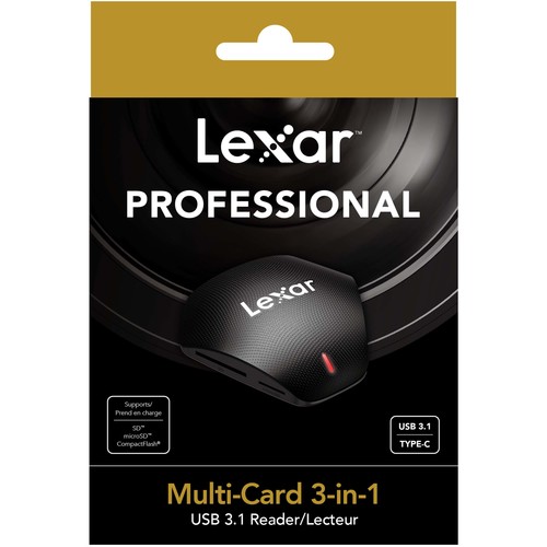 קורא כרטיסים Lexar Multi-Card 3-in-1 USB 3.1