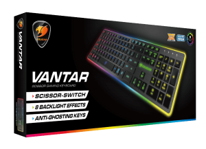 מקלדת גיימינג מכנית  COUGAR VANTAR Scissor Gaming Keyboard