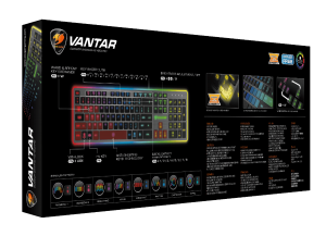 מקלדת גיימינג מכנית  COUGAR VANTAR Scissor Gaming Keyboard