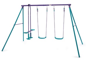 מתקן תליה עם 3 נדנדות ל 4 ילדים 
