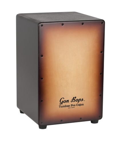 Gon Bops Tumbao Pro Cajon Burnt Toast Burst
