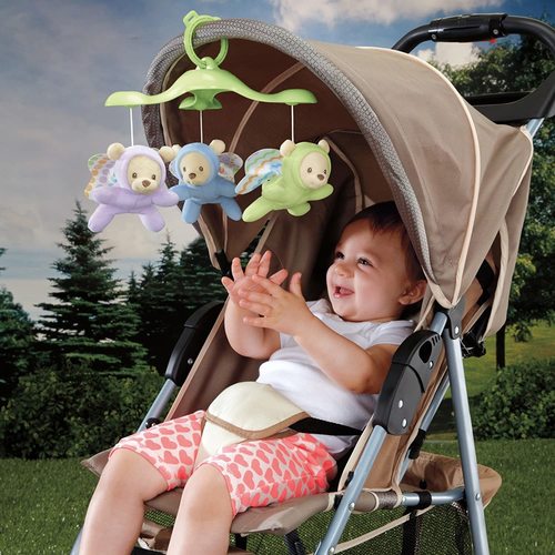 מובייל פרפרים עם שלט ומקרן תקרה פישר פרייס fisher-price 