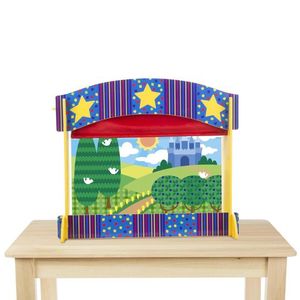 תיאטרון בובות שולחני מעץ -Melissa & Doug