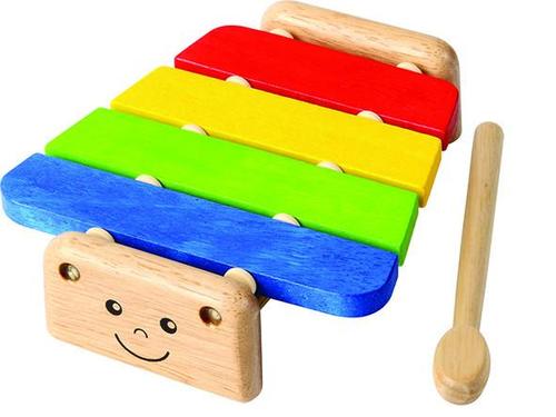 קסילופון צבעוני לילדים עשוי עץ גומי איכותי