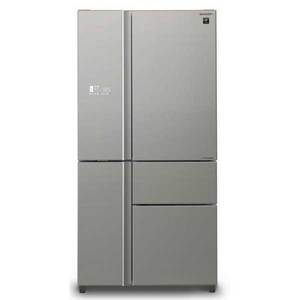 מקרר 5 דלתות 661 ליטר Sharp SJ-9733SL זכוכית כסוף