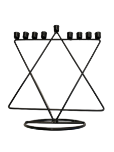 חנוכיית מתכת מהודרת - מגוון דגמים