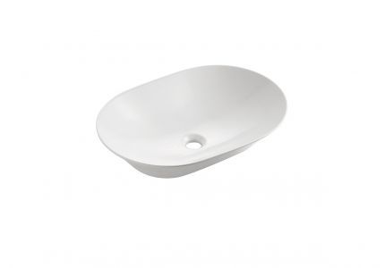 כיור מונח ניוטולוז New Toulouse לבן מבריק BATHCO ספרד