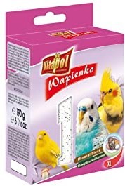 אבן גיר בתוספת צדפות 190 גרם לציפורים