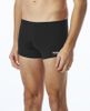 בגדי ים גברים SOLID SQUARE LEG BLACK