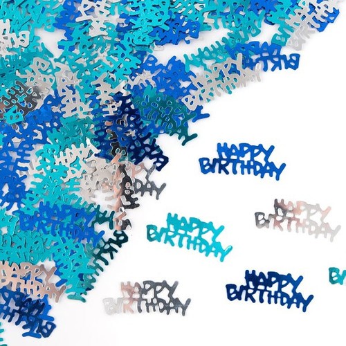 קונפטי HB כחול תכלת וסכף