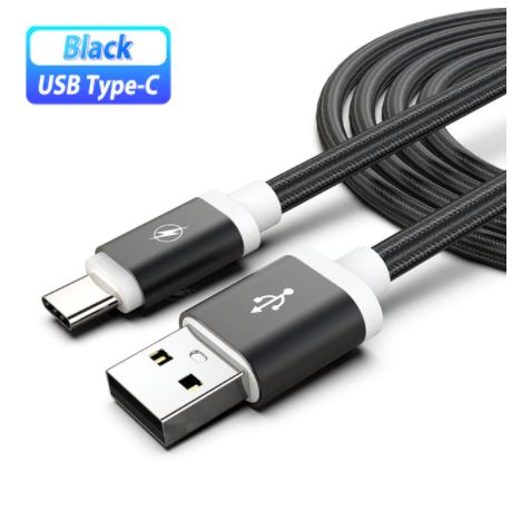 כבל טעינה והעברת נתונים USB C USB 3.1 עבה באורך 3M