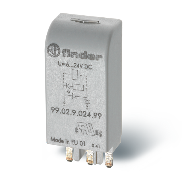 לד ירוק + וריסטור 110-240VAC/DC