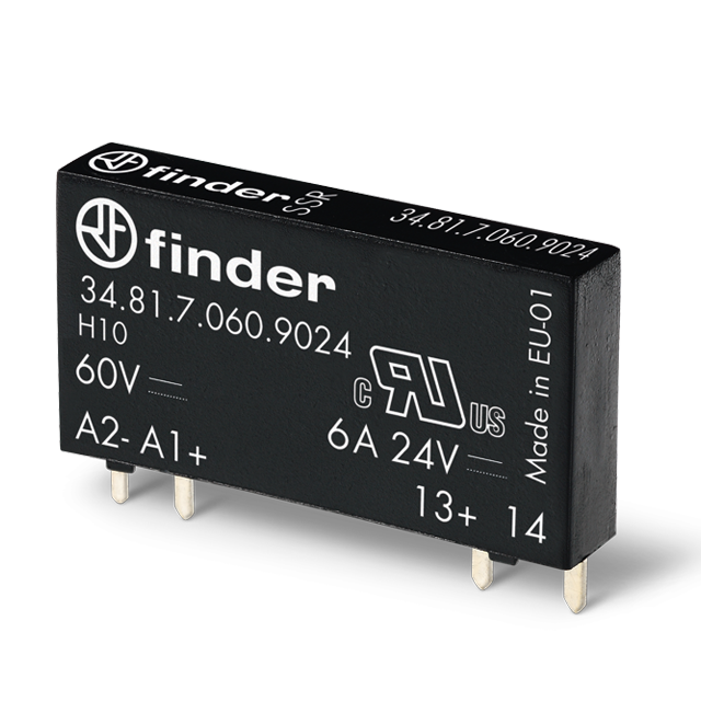 ממסר צר ל-24VDC PCB
