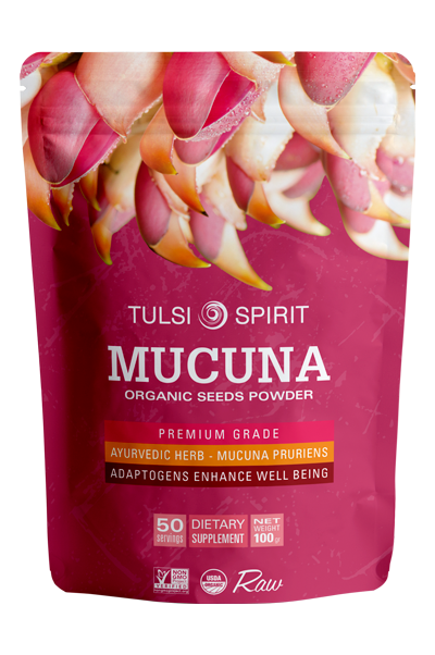 מוקונה אורגנית אבקה   100 גרם  TULSI SPIRIT 