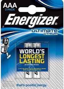 זוג סוללות ליתיום ENERGIZER AAA