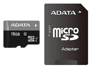 כרטיס זיכרון A-Data Premier MicroSDHC 16GB איי דאטה