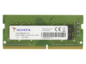 זיכרון למחשב נייד ADATA DDR4 SO-DIMM 8GB איי דאטה