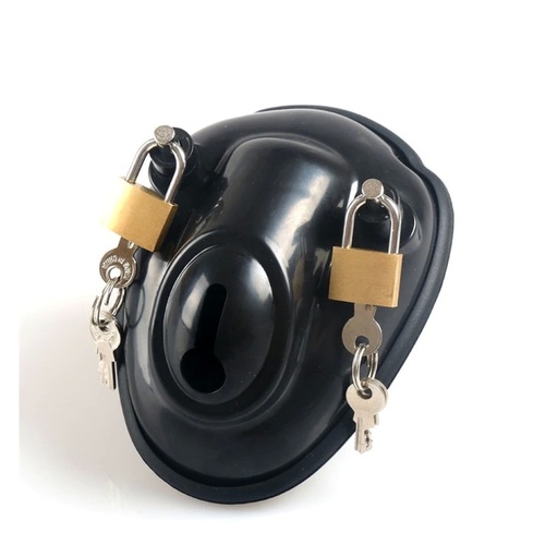 חגורת צניעות כלוב פלסטיק לאיבר המין של הגבר