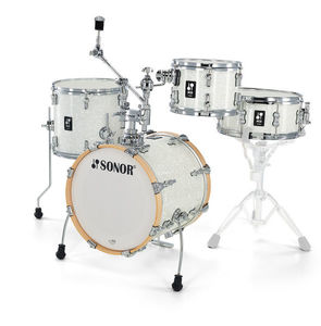 מערכת תופים 4 חלקים ללא אביזרים "16 SONOR AQ2 Safari Set WHP 17335 White Pearl