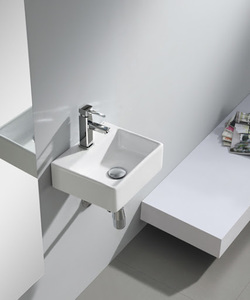 כיור מונח ניתן לתלייה רונדה  Ronda לבן מבריק BATHCO BHD ספרד