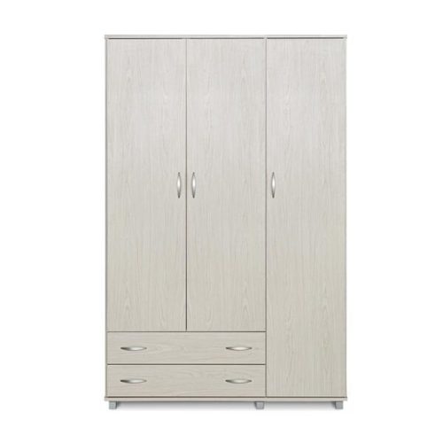 ארון 3 דלתות + 2 מגירות מייפל מולבן (607)