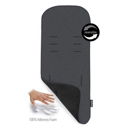 מזרן וריפודית דו-צדדי לעגלה או טיולון במילוי ויסקו רך במיוחד 