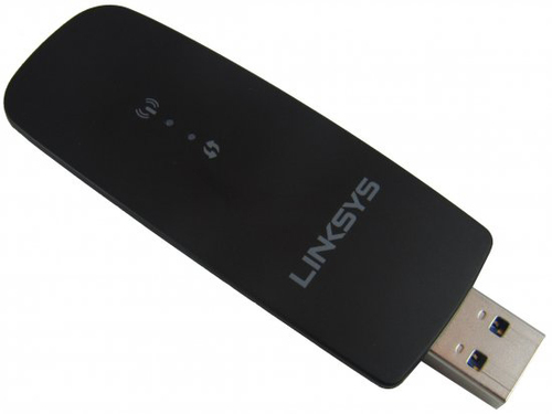 מתאם רשת אלחוטי Linksys 802.11ac Dual Band N300 + AC867 WUSB6300