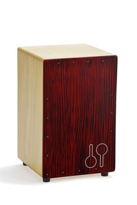 קחון SONOR Cajon Mosquito Red Black Stripes 47x29x29 cm snare wires
