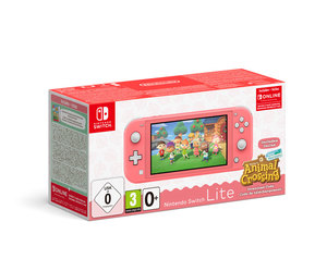  Nintendo Switch Lite Coral Animal Crossing