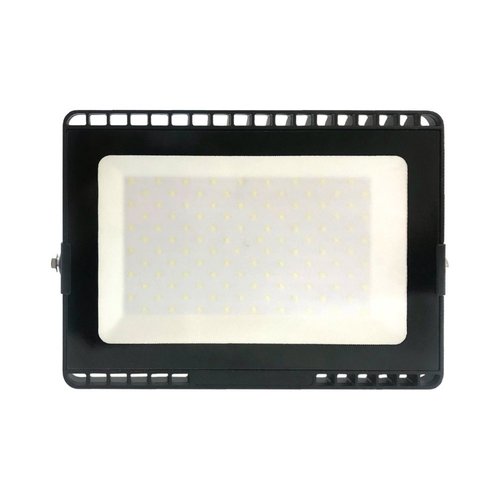 פנס הצפה שחור MIRAGE אור חם (צהוב) 100W -