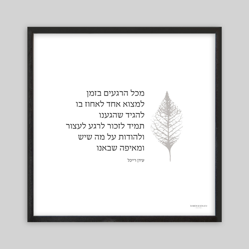 תמונה ממוסגרת מכל הרגעים בזמן