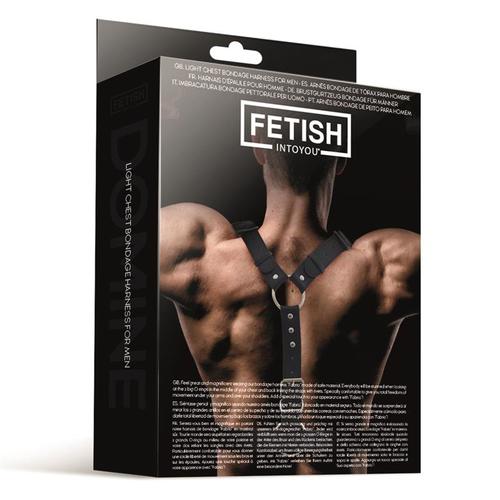 רתמת גוף BDSM לגבר   Fetish - Fabrio  Vegan Leather 