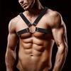 רתמת חזה BDSM לגבר  Fetish -  DAROM Male Chest Vegan Leather 