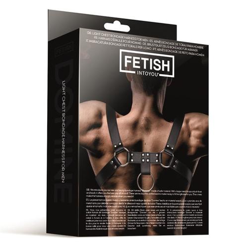 רתמת חזה לגבר  Fetish -  Domine Male Chest Vegan Leather | אהבה ותשוקה