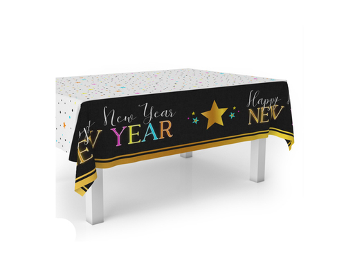 מפת שולחן Happy New Year דגם סופרים לאחור