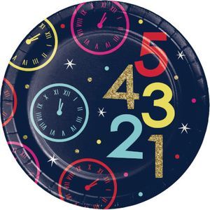 צלחות נייר 18 ס"מ הספירה החלה 8 יחידות