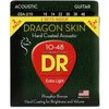 מארז 2 סטים מיתרים לאקוסטית   DR Strings DSA-2/10 Dragon-Skin Phosphor Bronze