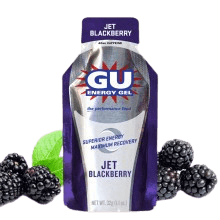 ג'ל אנרגיה | GU | בטעם פטל שחור | מכיל 24 יח' | ENERGY GEL GU