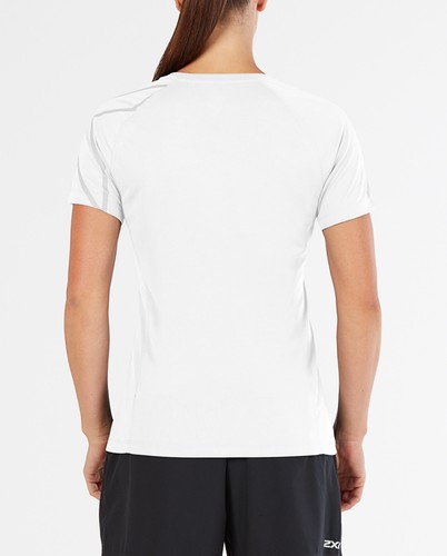 BSR Active S/S Tee WHT/WHT W חולצה לנשים צבע לבן