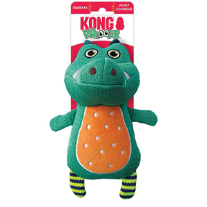 צעצוע לכלב בובת קונג וופז תנין קטן Kong whoopz