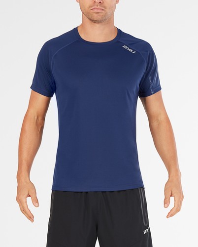 BSR Active S/S Tee NVY/NVY M