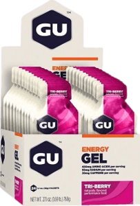 GU Gels - ג'ל המעניק אנרגיה וחיוניות לפני אימון ג'ל האנרגיה הראשון בעולם מכיל את כל המרכיבים שהגוף צריך