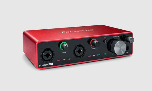 כרטיס קול מקצועי - FOCUSRITE SCARLETT 4I4 4G