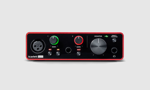 כרטיס קול FOCUSRITE SCARLETT SOLO 4G