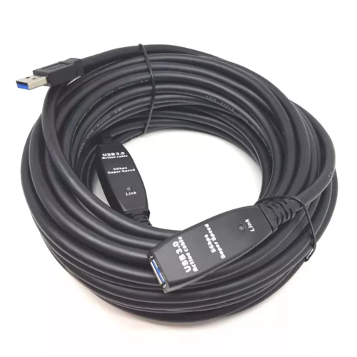 כבל USB3.0 מאריך 15M אקטיבי Gold Touch USB3.0 Active Extension Male To Female Cable