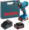 מברגת אימפקט נטענת + 2 סוללות 3 אמפר BOSCH GDR 180 18V