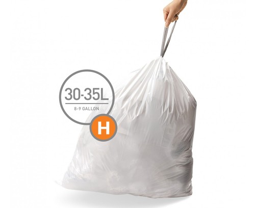 מארז שנתי 400 שקיות מסוג H לפח 30 ל' סימפליומן | Simplehuman 