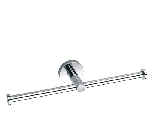 מחזיק נייר טואלט כפול 801701 סדרת קונטור Contour כרום חמת